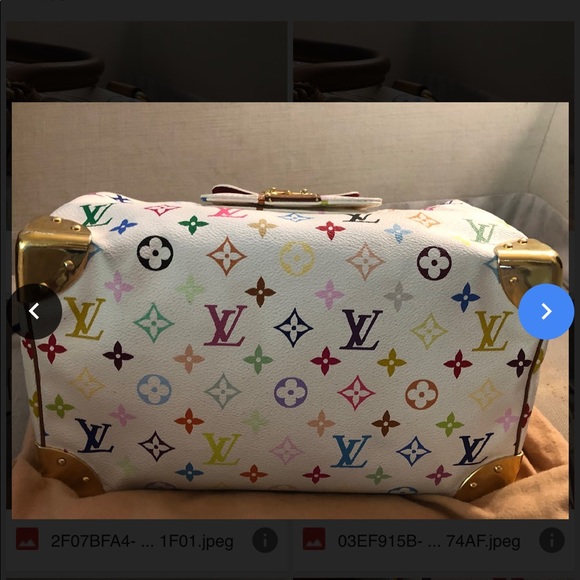 Rare Louis Vuitton multicolour speedy 30 - Picture 12 of 14